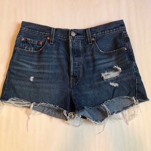 Levi’s 501 Highrise Denim Shorts